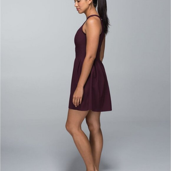 Lululemon Here to There Dress Size 4 Bordeaux Drama BNWT! - Picture 2 of 13